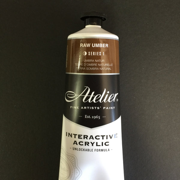 Atelier Interactive Artist Acrylic - Raw Umber - 80ml tube 