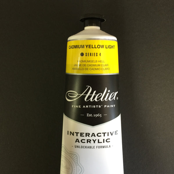Atelier Interactive Artist Acrylic - Cadmium Yellow Light - 80ml tube 