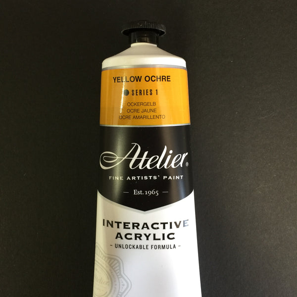 Atelier Interactive Artist Acrylic - Yellow Ochre - 80ml tube 