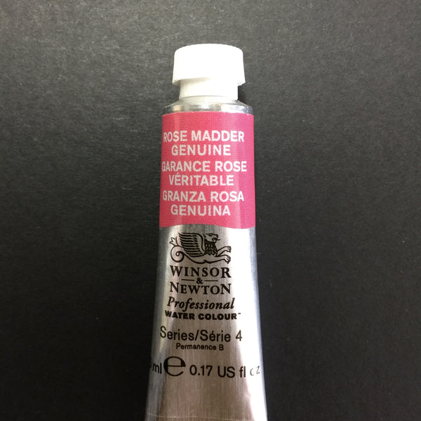 Winsor & Newton Professional Watercolour Rose Madder Genuine - Series 4 - 5ml tube 