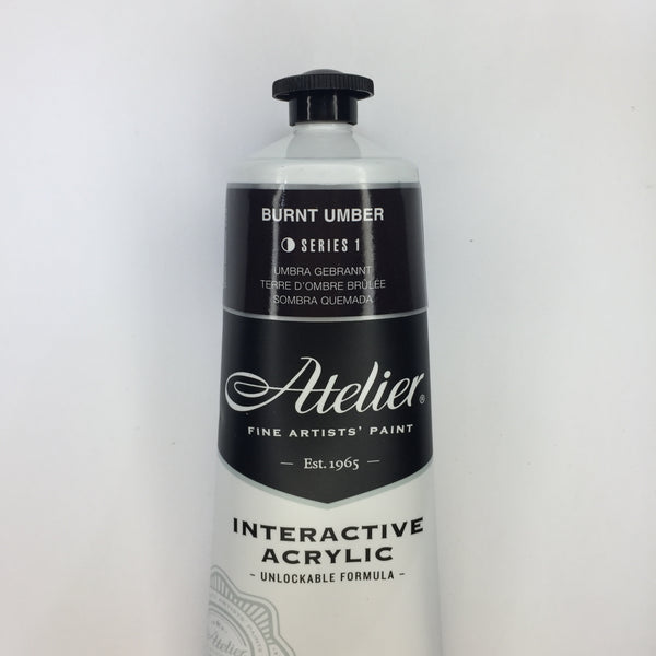 Atelier Interactive Artist Acrylic Burnt Umber - Series 1  - 80ml tube