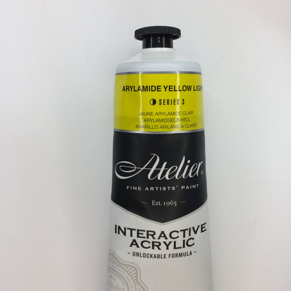 Atelier Interactive Artist Acrylic Arylamide Yellow Light - Series 3  - 80ml tube