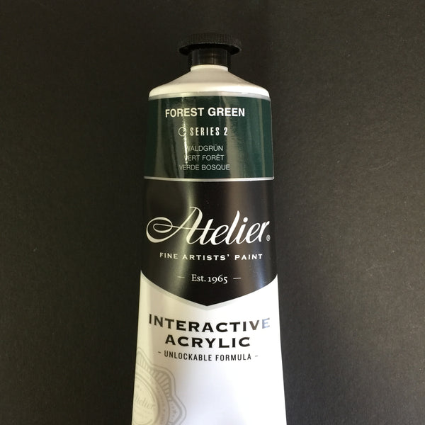 Atelier Interactive Artist Acrylic - Forest Green - 80ml tube 