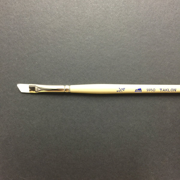 9950 Taklon Angular Brush - #1/4 inch