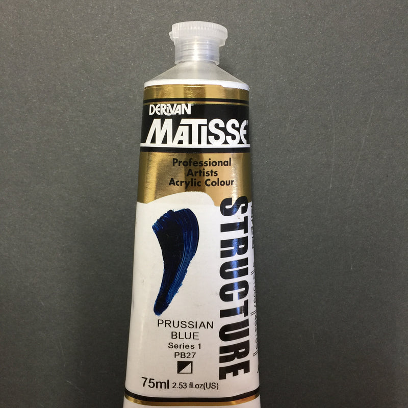 Matisse Structure Prussian Blue 75ml tube 