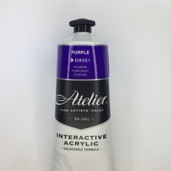 Atelier Interactive Artist Acrylic Purple - Series 1  - 80ml tube