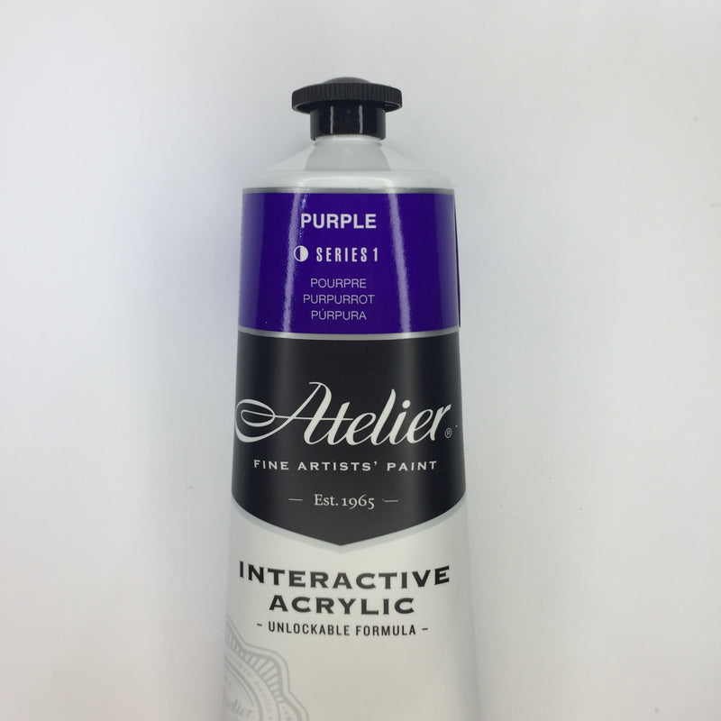 Atelier Interactive Artist Acrylic Purple - Series 1  - 80ml tube