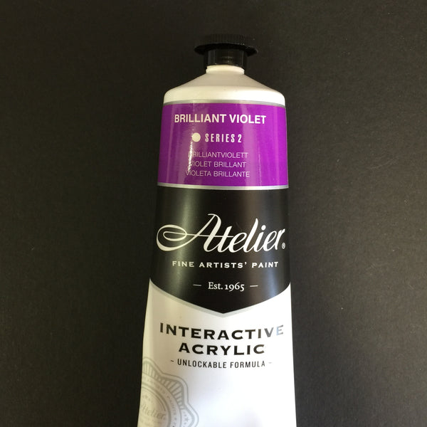 Atelier Interactive Artist Acrylic - Brilliant Violet - 80ml tube series 2