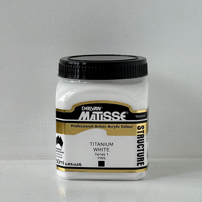 Matisse Structure Titanium White - Series 1 - 250ml tub