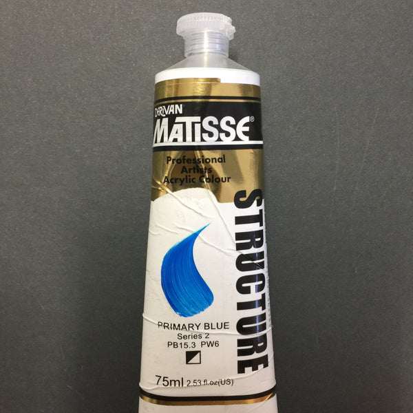 Matisse Structure Primary Blue 75ml tube 