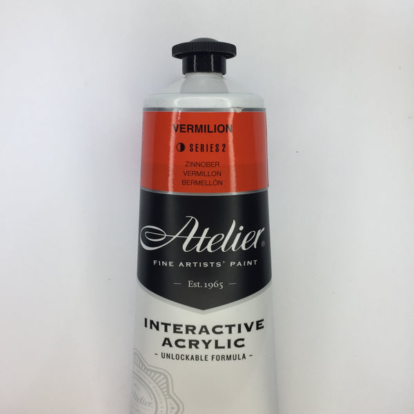 Atelier Interactive Artist Acrylic Vermilion - Series 2  - 80ml tube