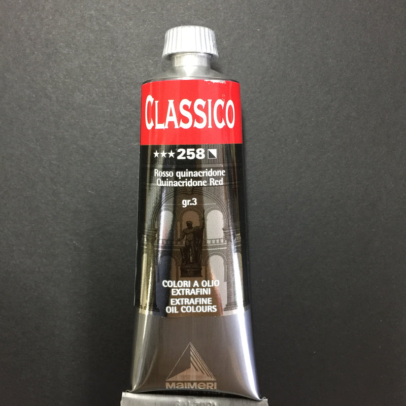 Maimeri Classico Oil Quinacridone Red - 60ml tube