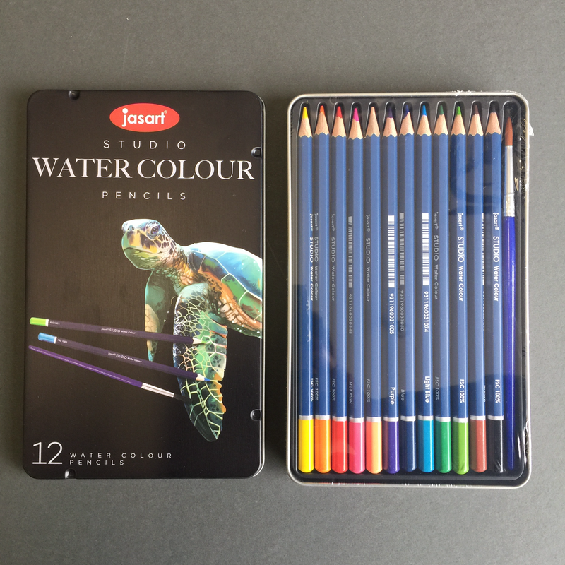 Jasart: Studio Watercolour Pencils tin of 12